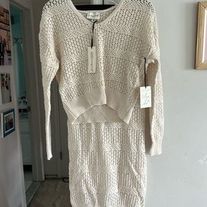 2 piece crocheted set